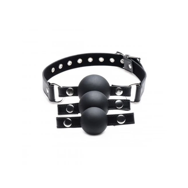 Strict Interchangeable Silicone Ball Gag Set - Hardware & Fasteners