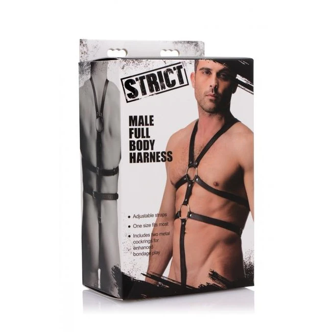Strict Male Full Body Harness - Comfort & Fit