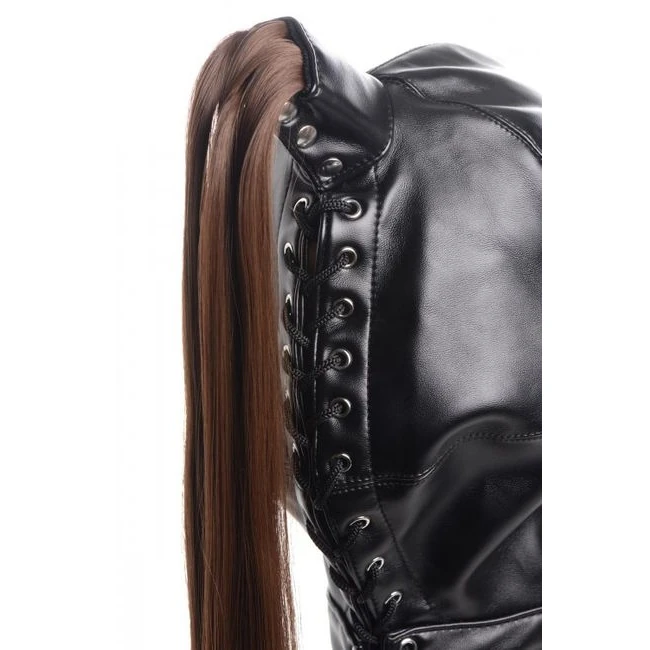 Strict Ponytail Bondage Hood - Hardware & Fasteners