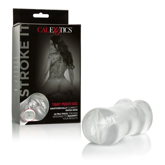 Stroke It Pussy/ass - Dual-Entry TPE Stroker From California Exotic Novelties