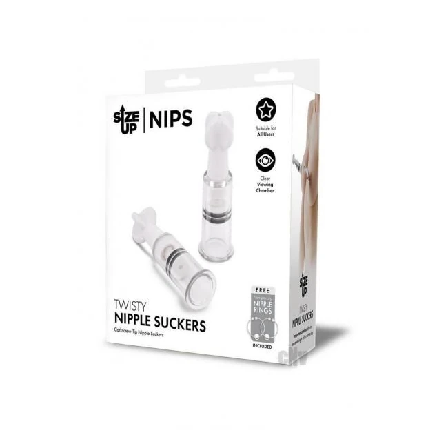 Su Twisty Nipple Suckers Sm Clr/blk - Overview