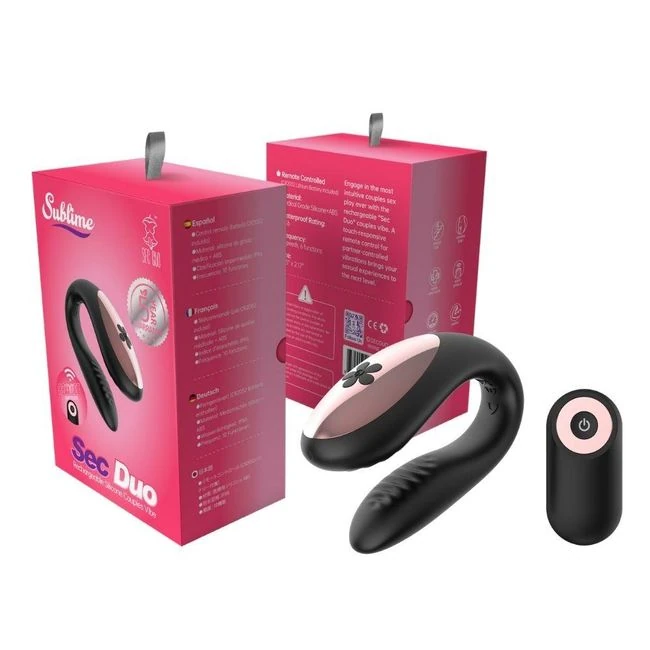 Sublime Sec Duo Rechargeable Silicone Couples Vibe - How It Feels