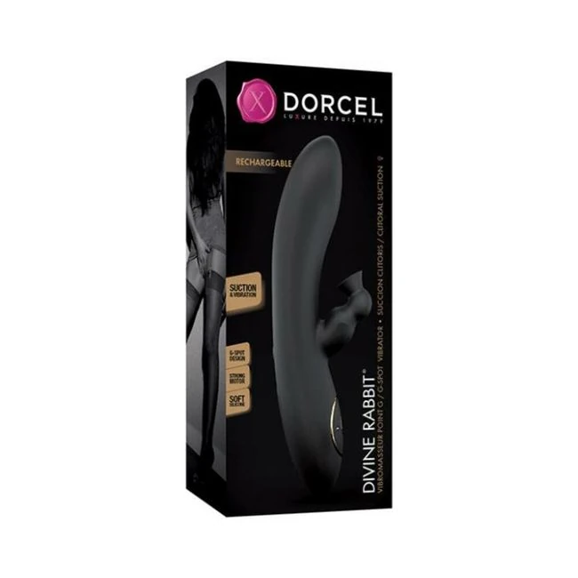 Sucking Divine Rabbit Vibrator Black - Vibration Modes
