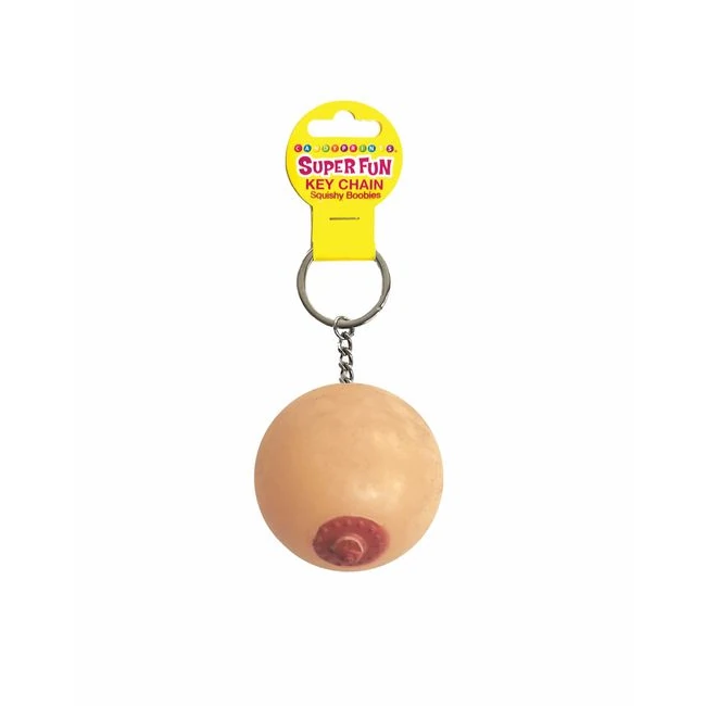 Super Fun Key Chain One Squishy Boob - Overview