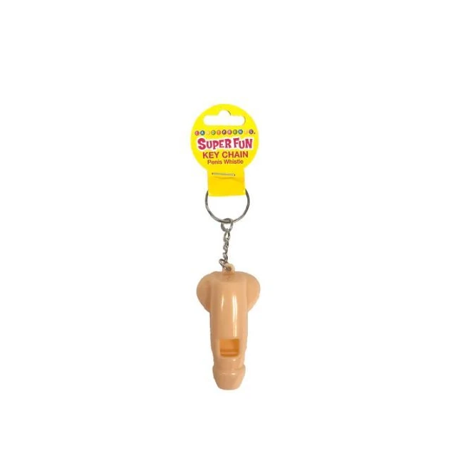 Super Fun Key Chain - A Working Whistle and a Squeezable Body