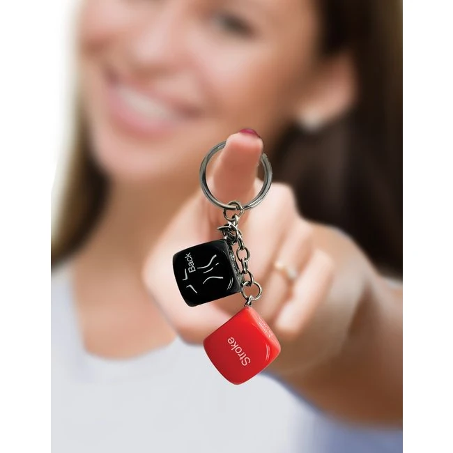 Super Fun Key Chain Sex - Dice Version: Small Dice With Adult Prompts