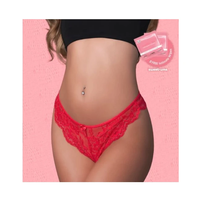 Sweetums Split Panty W/ Wipes - Layering and Everyday Wear