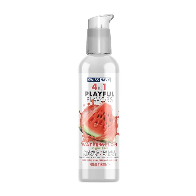 SWISS NAVY 4 IN 1 PLAYFUL FLAVORS WATERMELON - Formula & Feel