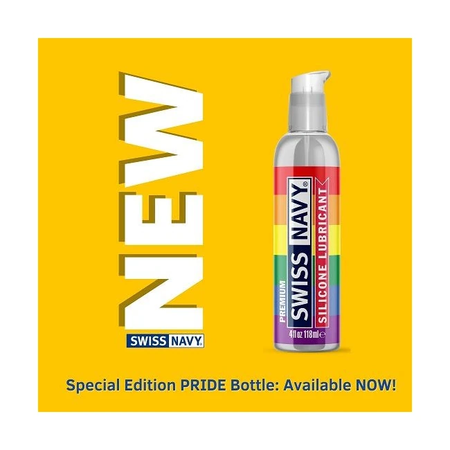 Swiss Navy Pride Lube Silicone 4oz - Formula & Feel