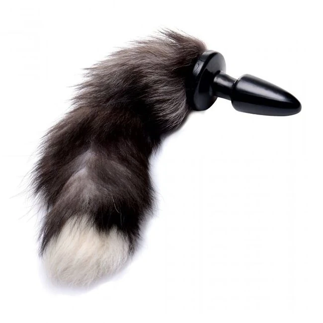 Tailz Grey Fox Tail Anal Plug - Shape & Comfort