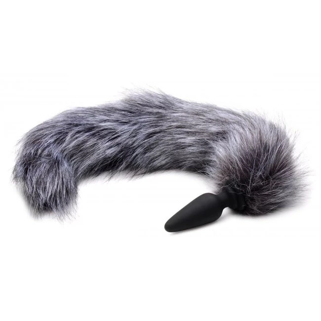 Tailz Snap on Silicone Anal Plug & 3 Interchangeable Tails - Graduated Sizing & Specifications