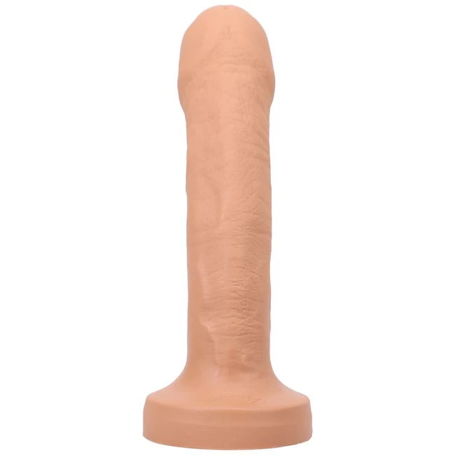 Tantus Uncut #2 O2 Dual Density Dildo Espresso - Material Feel