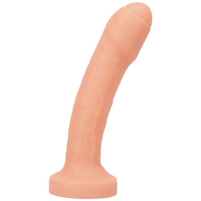 Tantus Uncut #2 O2 Dual Density Dildo Warm Ivory - Shape & Texture