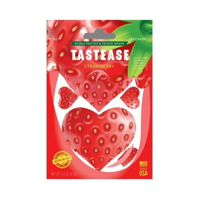 Tastease Caramel Edible Nipple Pasties & Pecker Wraps - Design Details