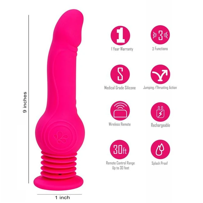 Tegan Jumping Vibrating Dong W/ Remote - How It Feels