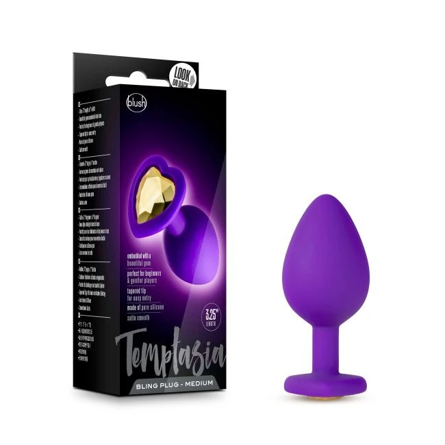 TEMPTASIA BLING PLUG MEDIUM - Elegant Design with a Touch of Bling