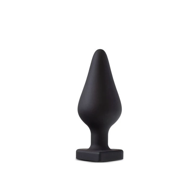 Temptasia Fuck Me Butt Plug Black - A Heart-Shaped Base That Says It for You