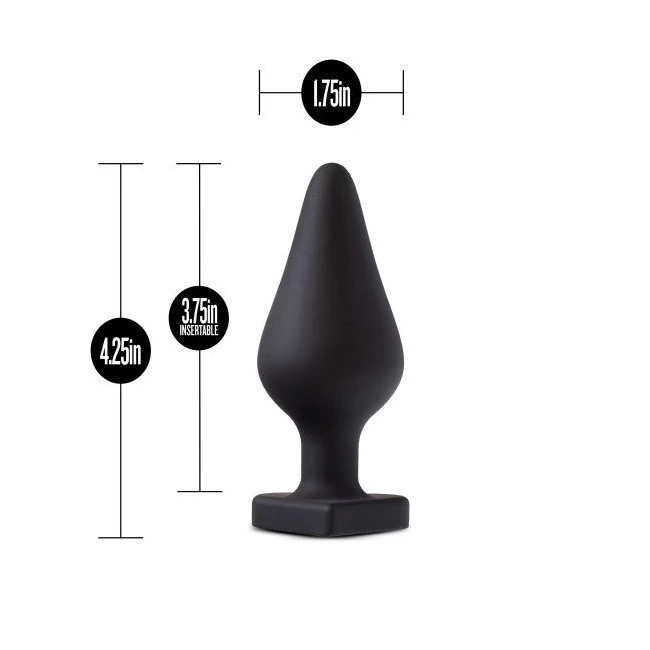 Temptasia Fuck Me Butt Plug Black - Shape, Size and Fit