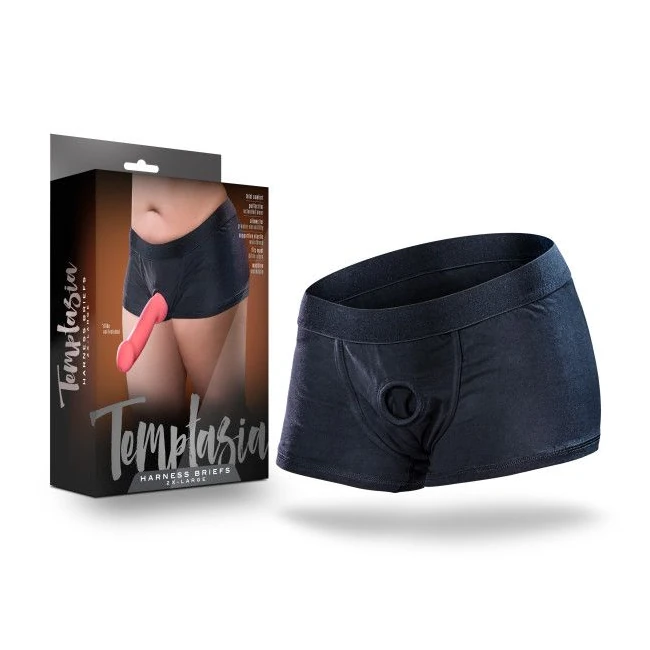Temptasia Harness Briefs - Product Description
