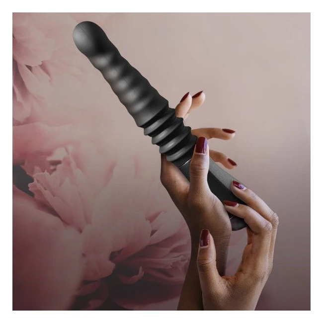 Temptasia Lazarus Thrusting Dildo Black - Power & Performance