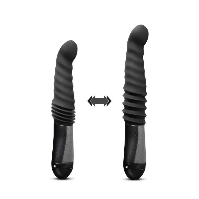 Temptasia Lazarus Thrusting Dildo Black - Product Specifications