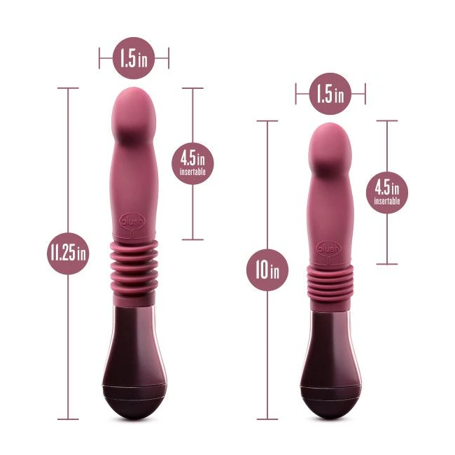 Temptasia Trixie Thrusting Dildo Wine - Power & Performance