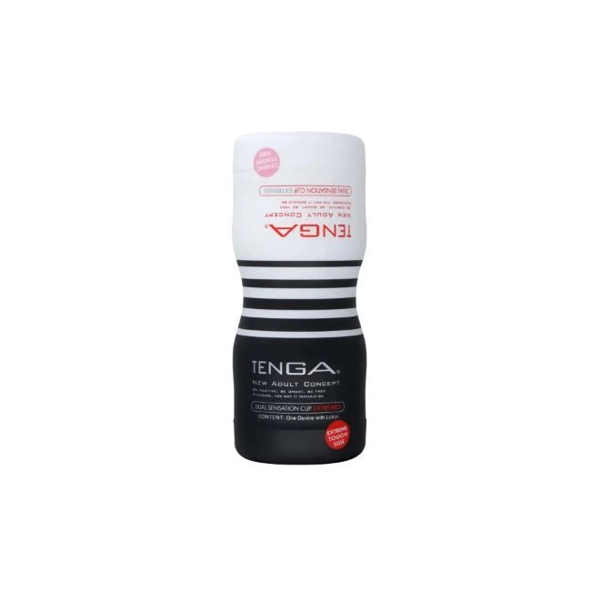 Tenga Dual Sensation Cup - Internal Texture: Ridges, Bumps and Ribbing in One Channel