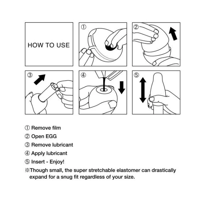 Tenga Egg - Cleanup & Care