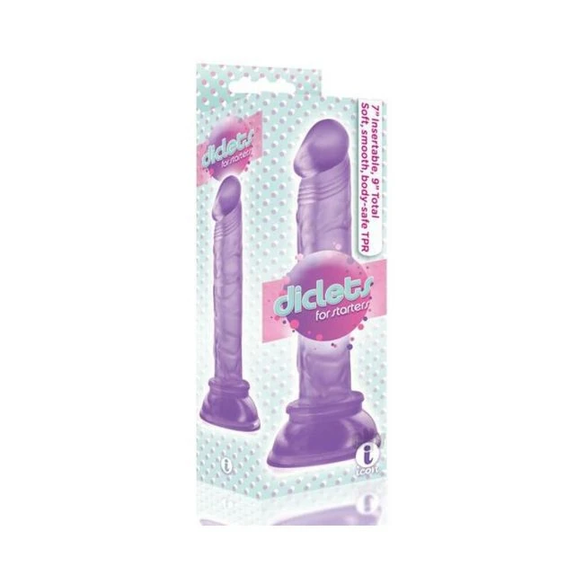 The 9's Diclets 8" Jelly Tpr Dong - Shape & Texture