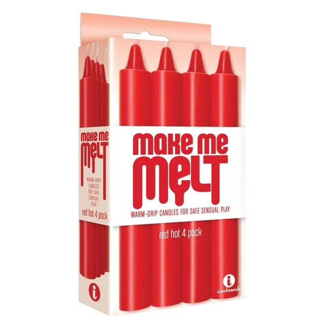 The 9's Make Me Melt Sensual Warm-drip Candles 4pk - Hardware & Fasteners