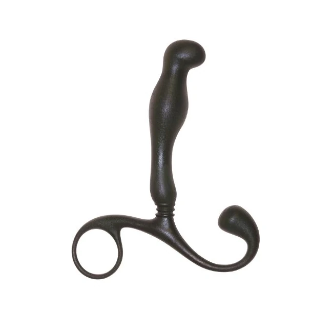 The 9's P Zone Prostate Massager W/ Extra Reach - Rigid Matte ABS Body