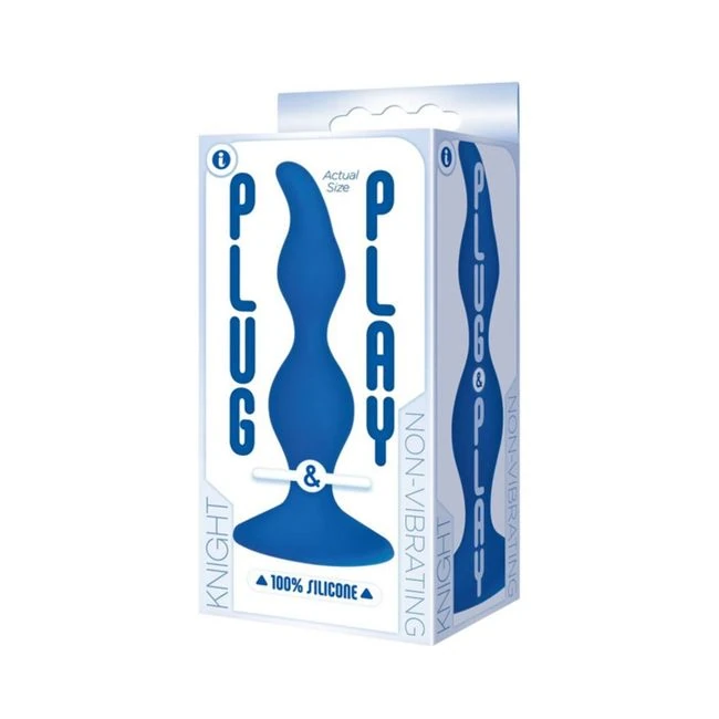 The 9's, Plug & Play, Silicone Plug, Knight, Blue - Material & Safety