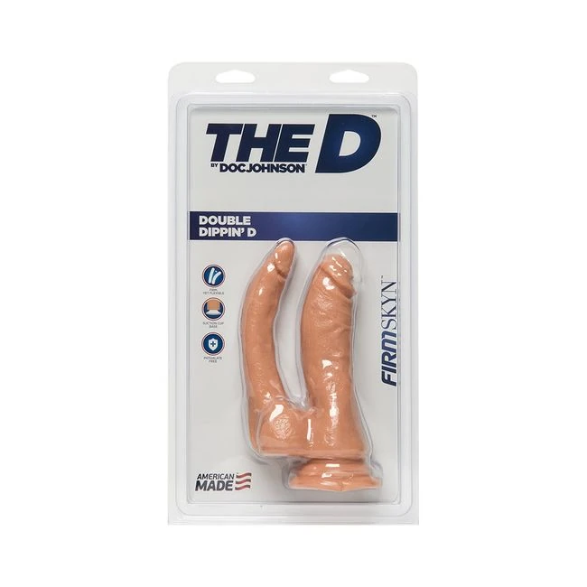 The D Double Dippin D Firmskyn Dildo - Shape &amp; Texture