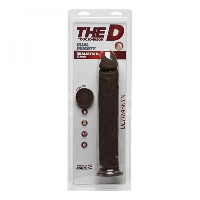 The D Realistic D 12 Inches Dildo - Shape & Texture