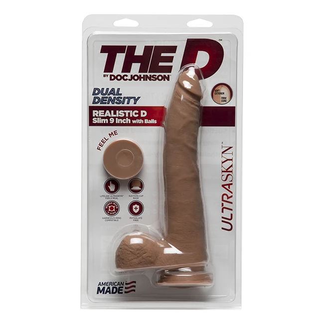 The D Realistic D Slim W/ Balls Ultraskyn - Material Feel & Construction
