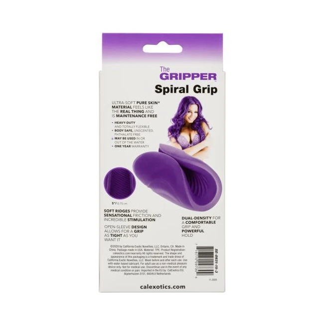 The Gripper Spiral Grip Purple - Grip & Control