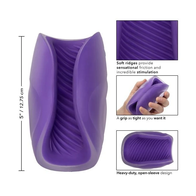 The Gripper Spiral Grip Purple - Material Feel & Construction