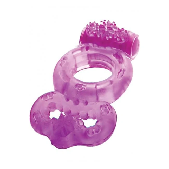 The Macho Double Ring Clitoral and Testicular Stimulation Vibrating Cockring Waterproof - How It Feels