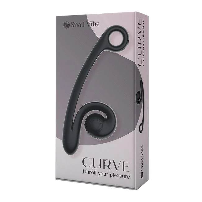 The Snail Vibe Curve - Experience Unparalleled Dual Stimulation with The Snail Vibe Curve