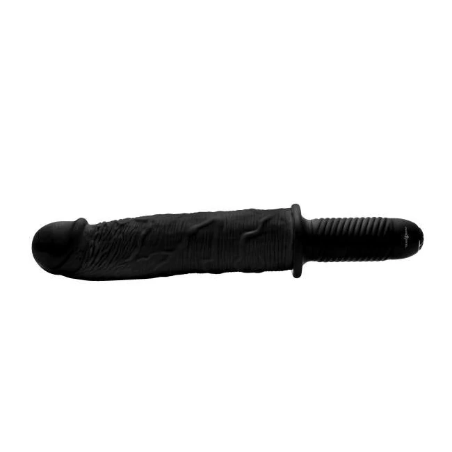 The Violator Xxl Vibrating Giant Dildo Thruster Black - How It Feels