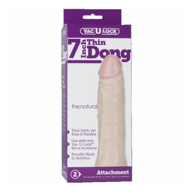 Thin 7in Natural Dong Bx - Size & Fit