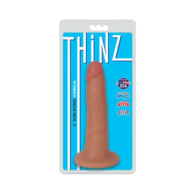 Thinz 6 Inches Slim Realistic Dong - Shape & Texture