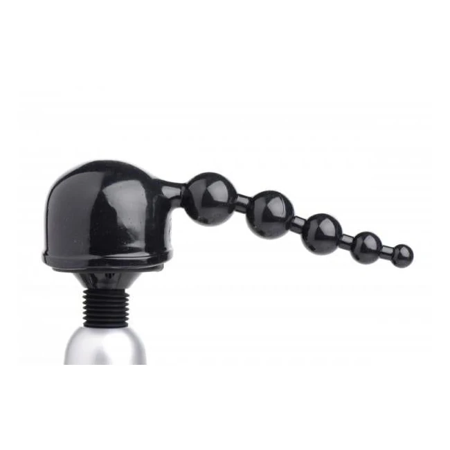 Thunder Beads Anal Wand Attachment Black - Transform Your Wand into a Powerful Anal Play Tool