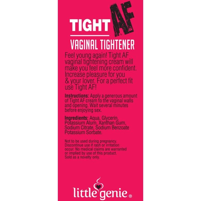 Tight Af Tightening Cream - Product Overview