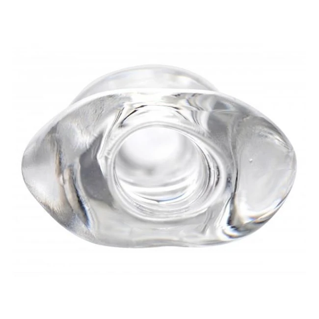 Tight Hole Clear Ribbed Penis Sheath - Overview