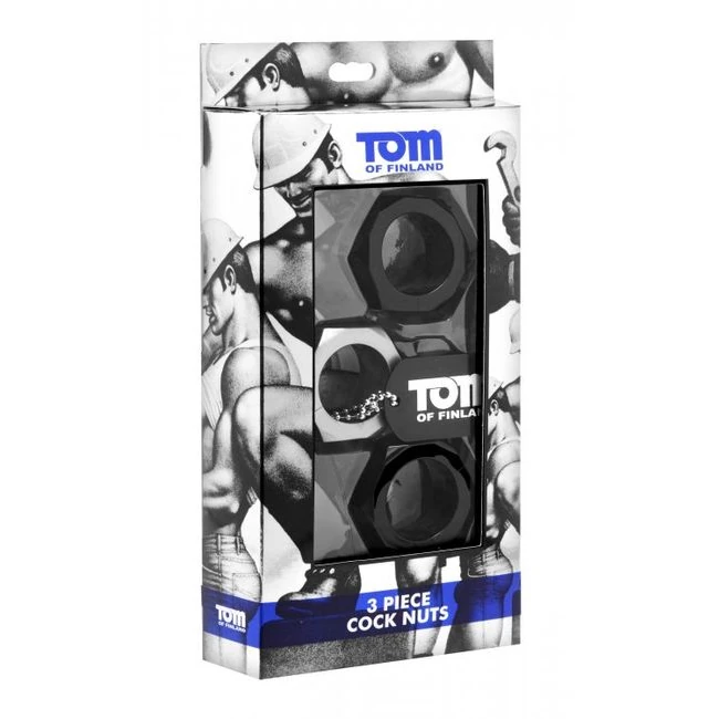 Tom of Finland 3 Piece Cock Nuts - Hardware & Fasteners