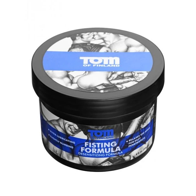 Tom of Finland Fisting Formula 8oz - Tom of Finland Fisting Formula Desensitizing Cream - 8oz