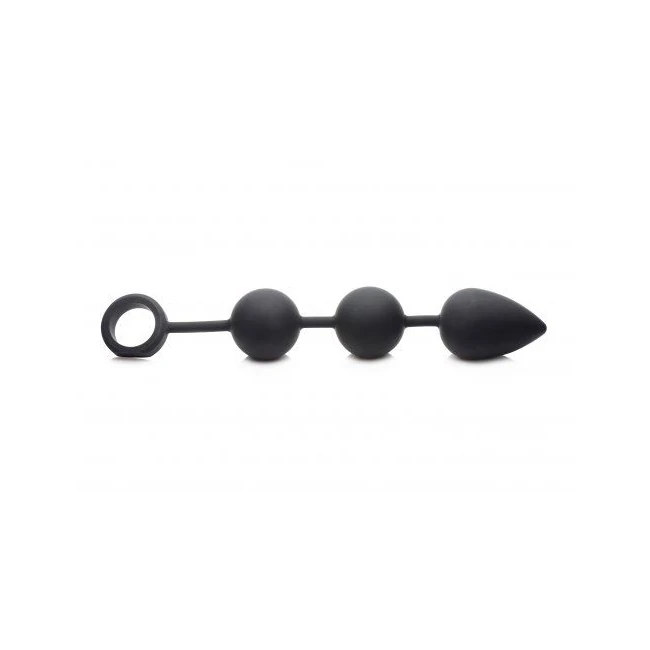 Tom of Finland Lg Silicone Weighted Anal Ball Plug - Design Details for Comfort and Ease of Use