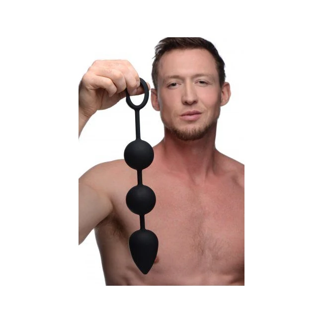 Tom of Finland Lg Silicone Weighted Anal Ball Plug - Additional Features and Special Details