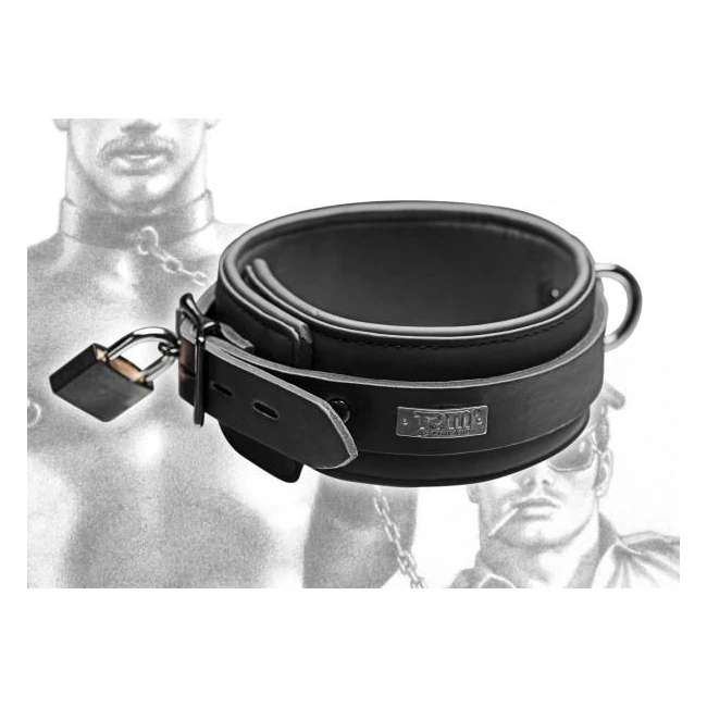 Tom of Finland Neoprene Collar Black - Hardware & Fasteners